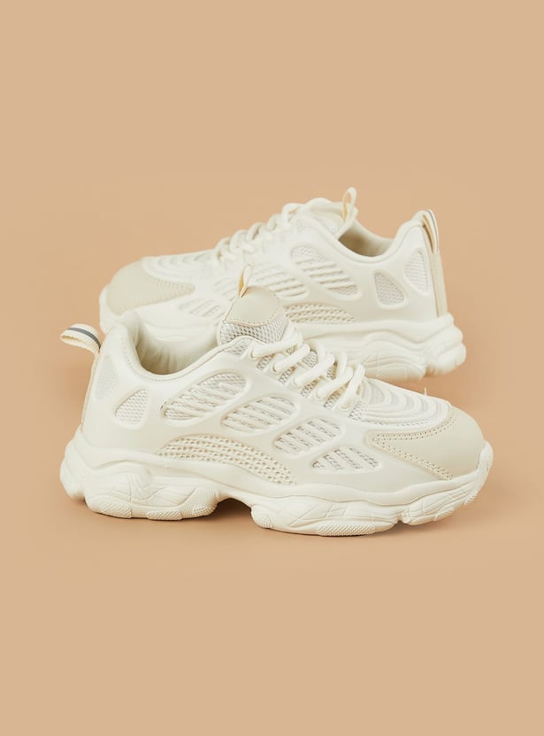 FAME FOREVER Boys Mesh Panel Sneakers