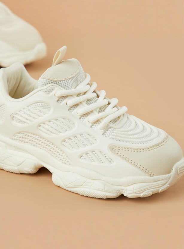 FAME FOREVER Boys Mesh Panel Sneakers