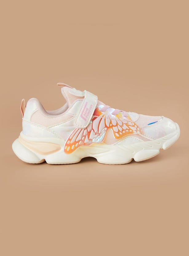 FAME FOREVER Girls Butterfly Sneakers