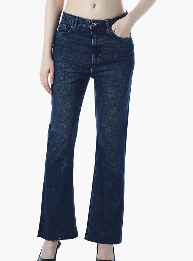 ONLY Washed Bootcut Jeans