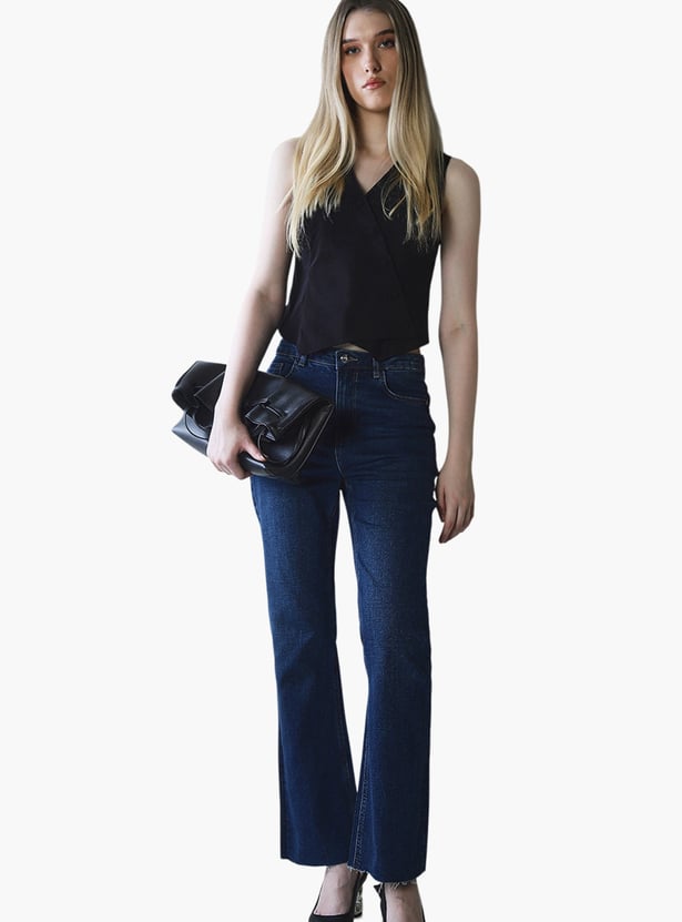 ONLY Washed Bootcut Jeans