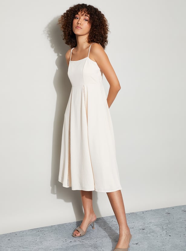Buy CODE Self-Design A-Line Dress from CODE at just INR 1999.0