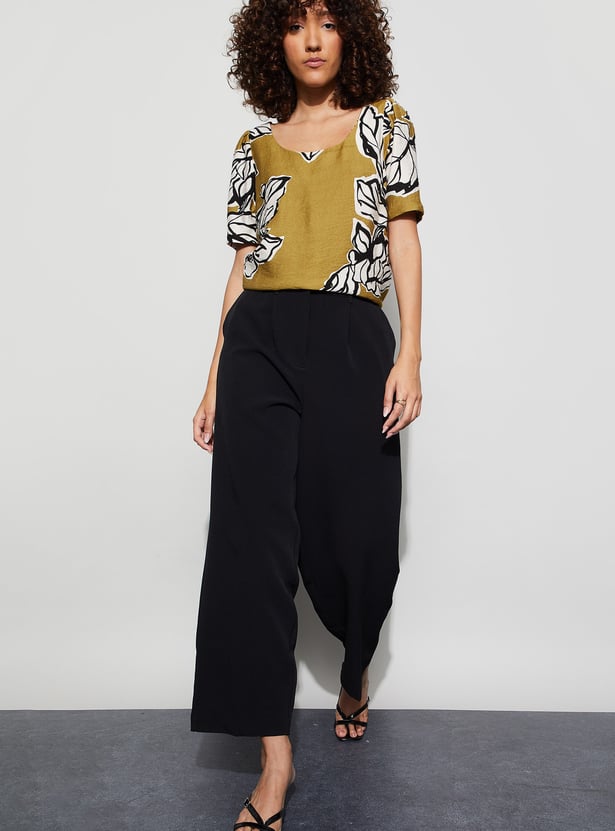 CODE Floral Print Top