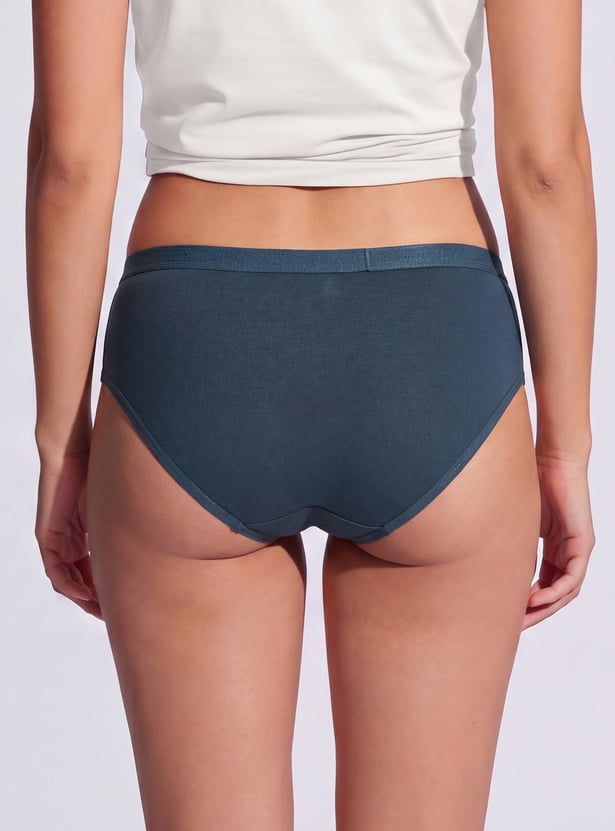 ENAMOR Solid Hipster Panties- Pack of 3