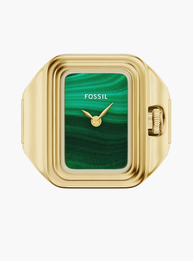 FOSSIL Raquel Wat-Stainless Steel Analog Watch Ring - ES5448