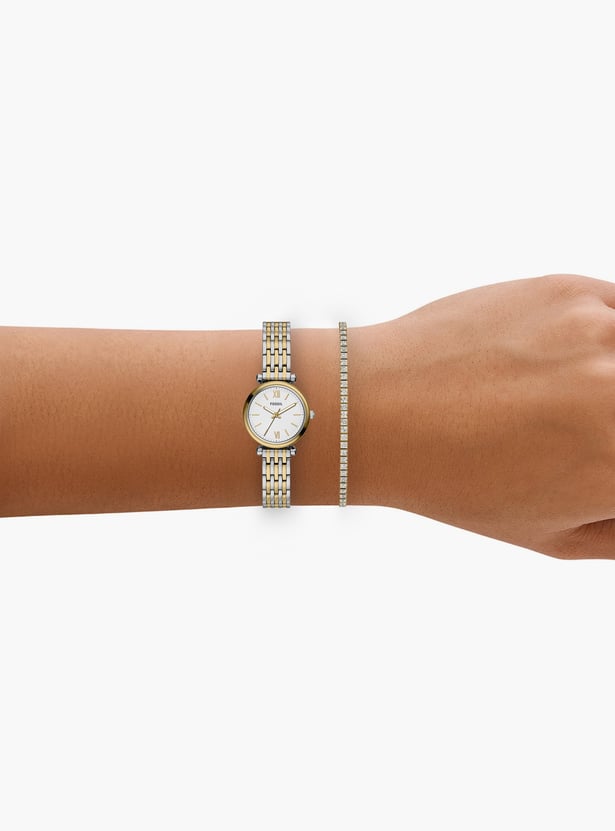 FOSSIL Carlie Quartz Analog Wrist Watch Set - ES5450SET