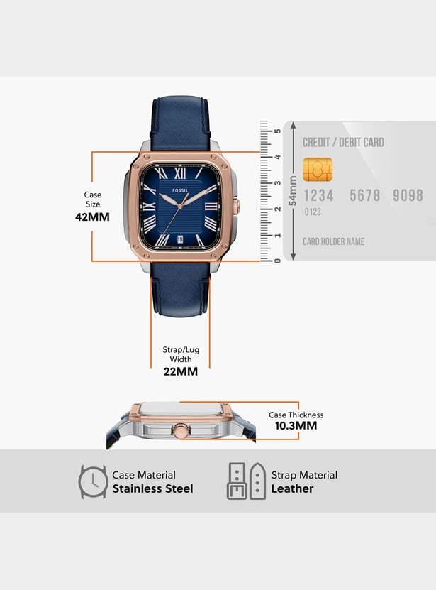 FOSSIL Crosby Leather Strap Analog Watch - FS6149I