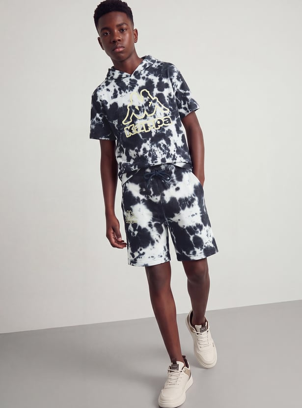 KAPPA Boys Tie-Dye Regular Shorts