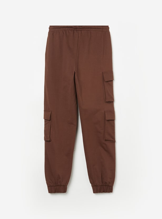 KAPPA Boys Brand Print Cargo Joggers
