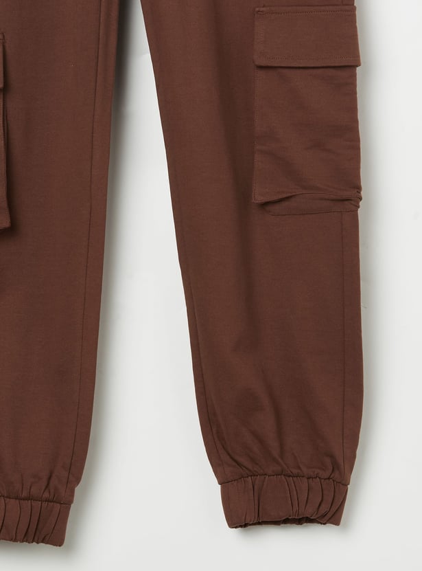 KAPPA Boys Brand Print Cargo Joggers