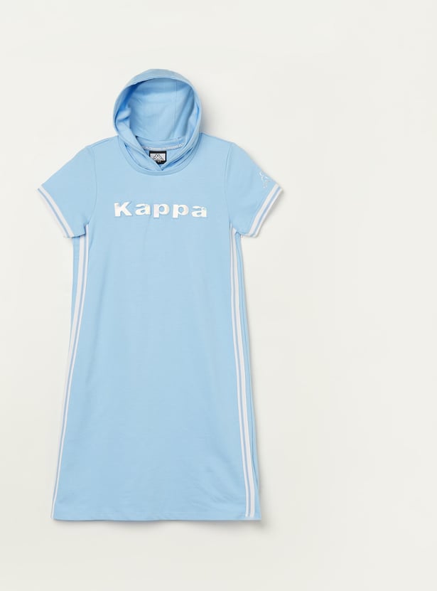 KAPPA Girls Brand Embossed T-shirt Dress