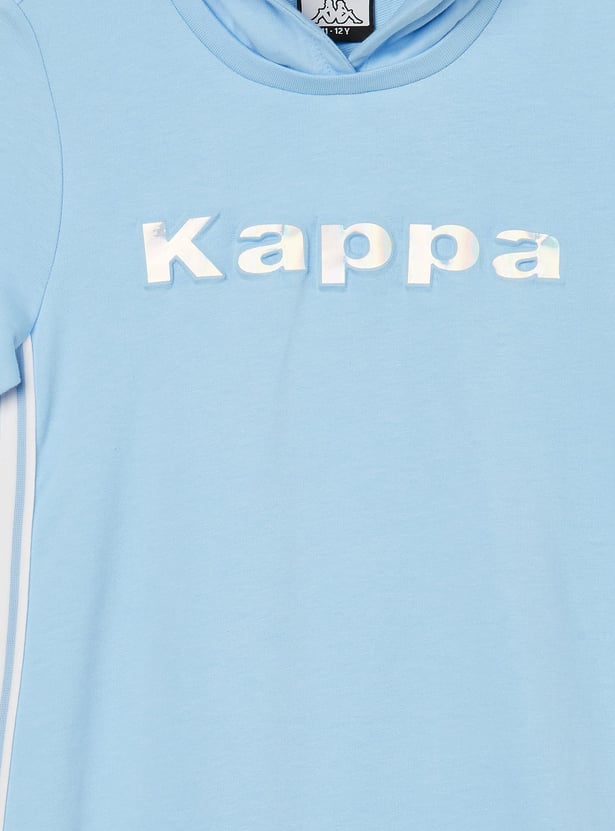 KAPPA Girls Brand Embossed T-shirt Dress