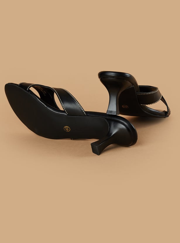 GINGER Solid Kitten Heels