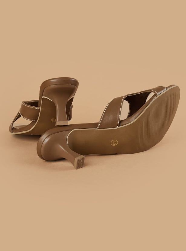 GINGER Solid Kitten Heels