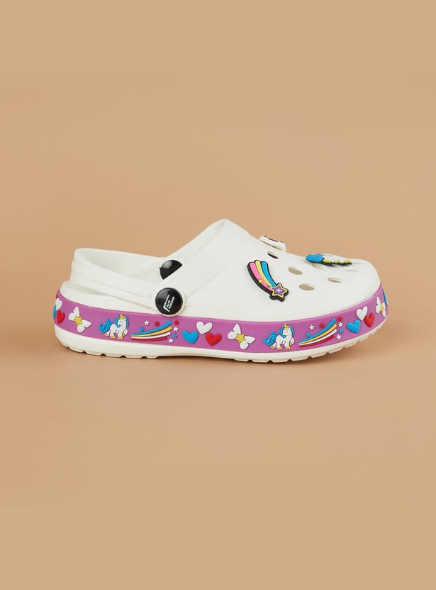 FAME FOREVER Boys Clogs with Unicorn Charms