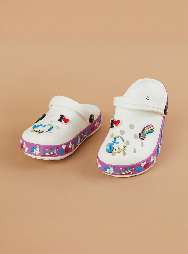 FAME FOREVER Boys Clogs with Unicorn Charms