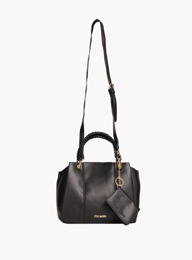 STEVE MADDEN Bflynn2 Solid Handheld Bag with Wallet
