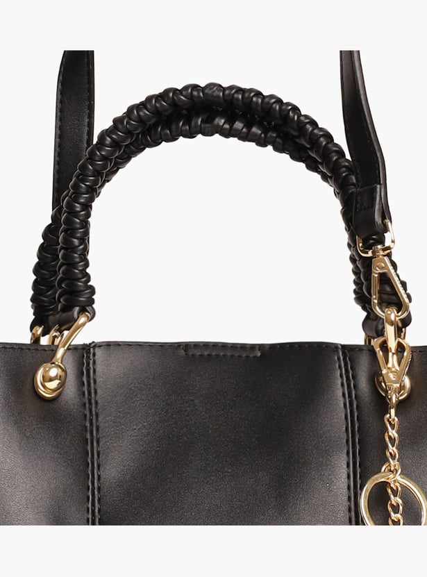 STEVE MADDEN Bflynn2 Solid Handheld Bag with Wallet