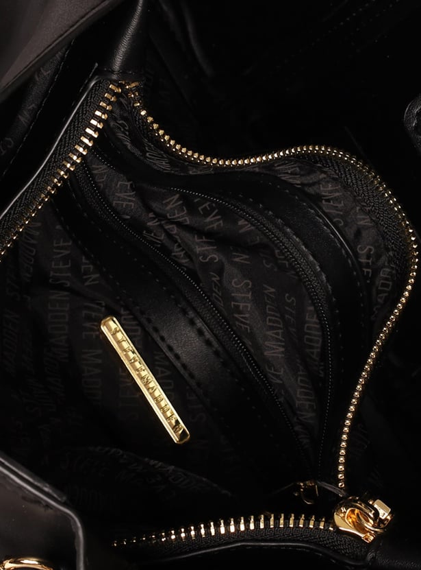 STEVE MADDEN Bflynn2 Solid Handheld Bag with Wallet