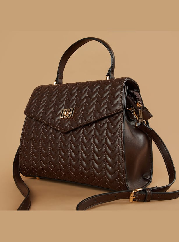 CODE Quilted Handheld Bag