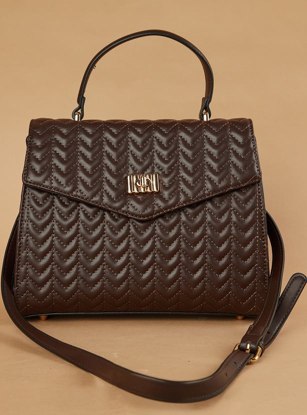 CODE Quilted Handheld Bag