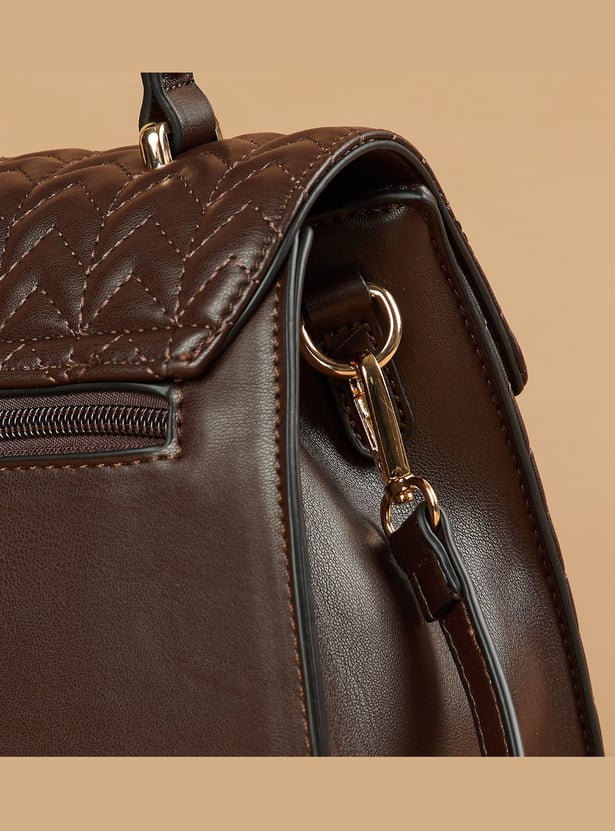 CODE Quilted Handheld Bag