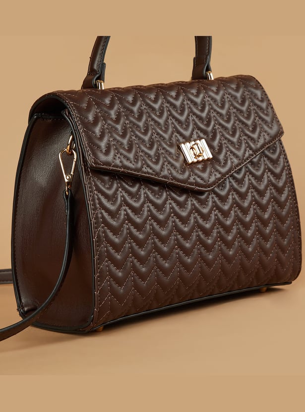CODE Quilted Handheld Bag