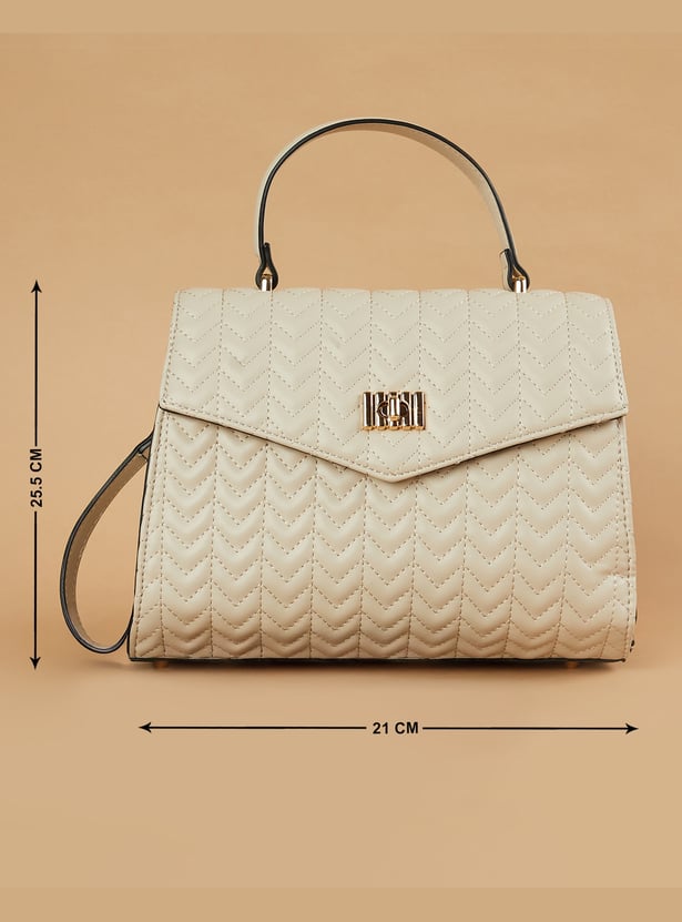 CODE Quilted Handheld Bag
