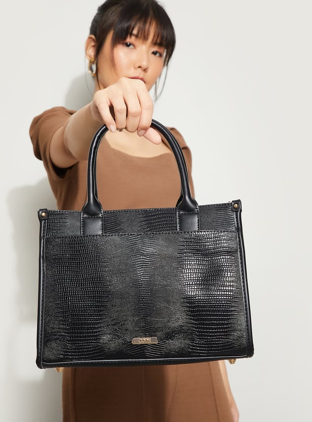 CODE Embossed Handheld Bag