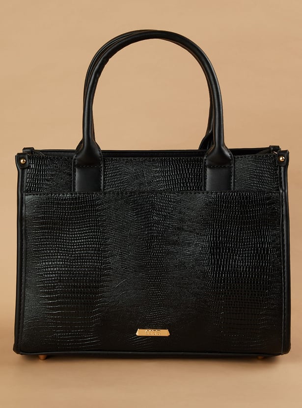 CODE Embossed Handheld Bag