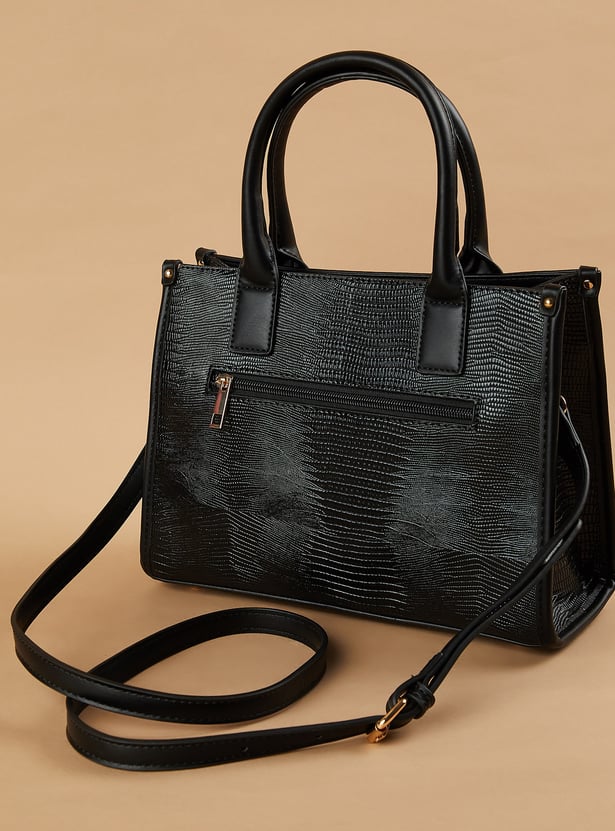 CODE Embossed Handheld Bag