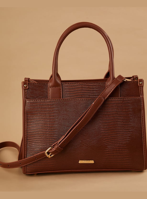 CODE Embossed Handheld Bag