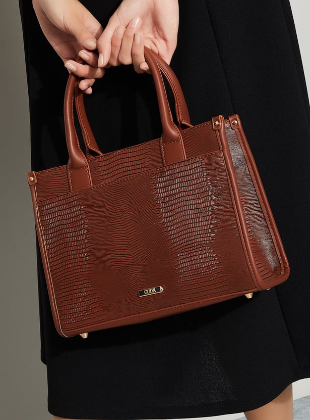 CODE Embossed Handheld Bag