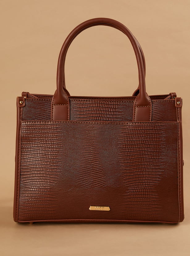 CODE Embossed Handheld Bag