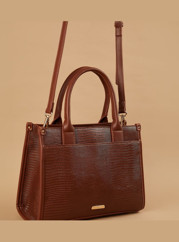 CODE Embossed Handheld Bag