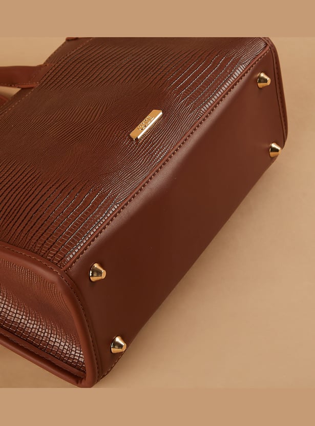 CODE Embossed Handheld Bag