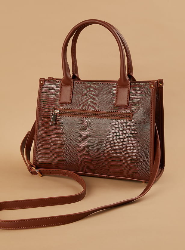 CODE Embossed Handheld Bag