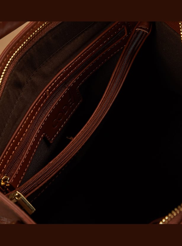 CODE Embossed Handheld Bag
