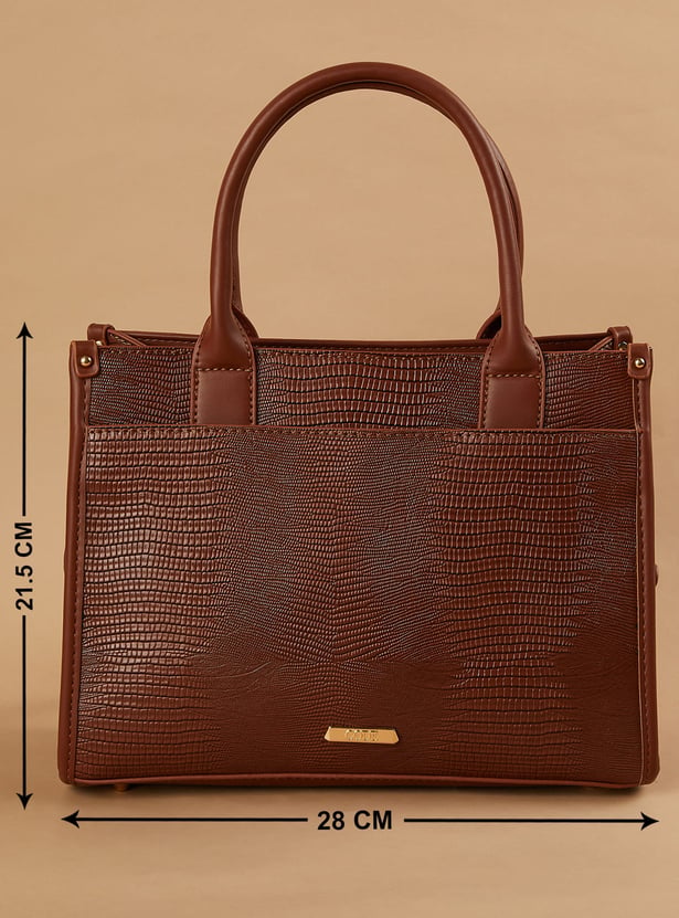 CODE Embossed Handheld Bag