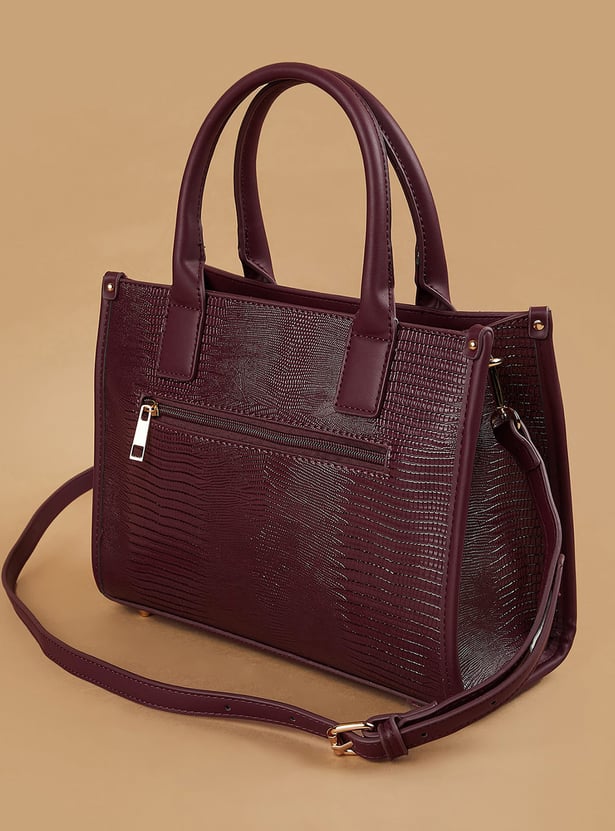 CODE Embossed Handheld Bag