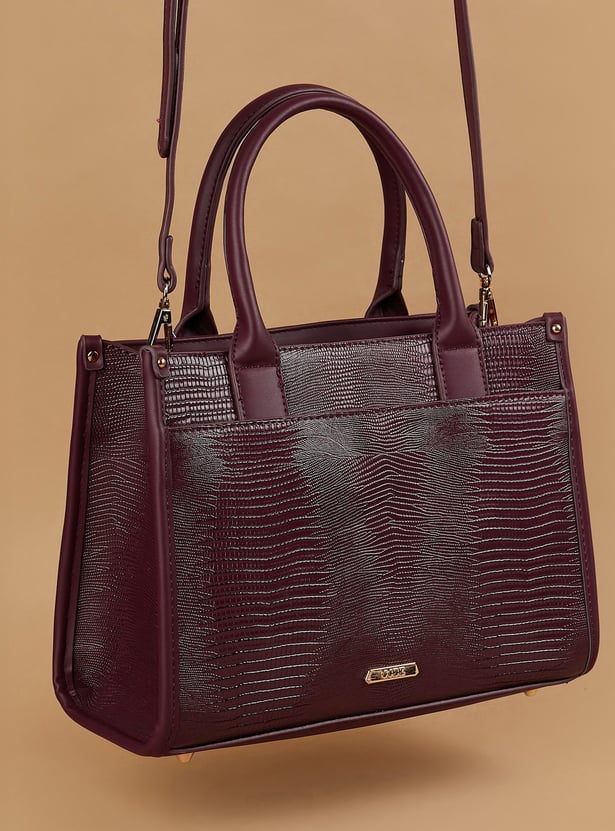 CODE Embossed Handheld Bag