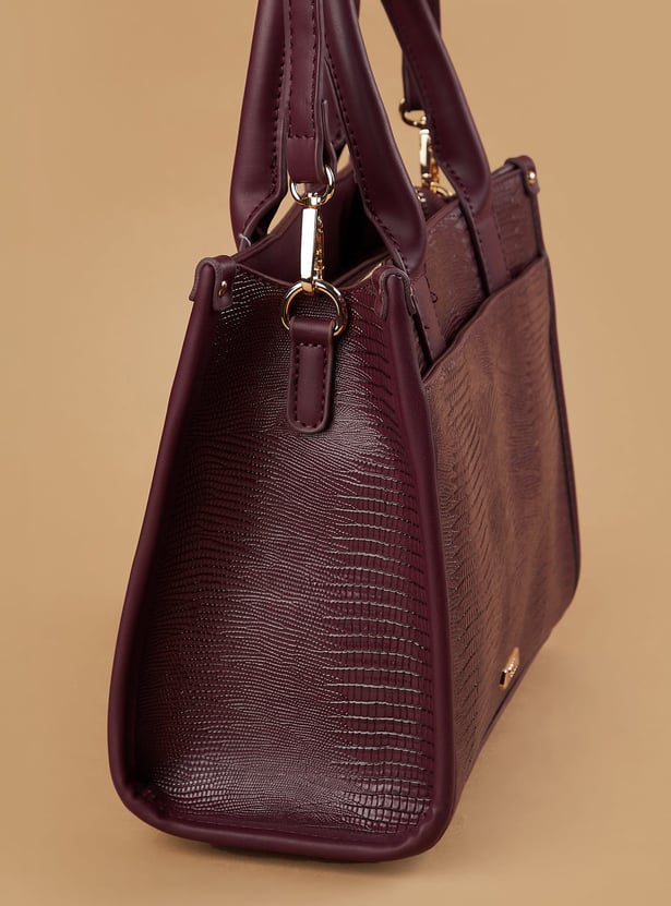 CODE Embossed Handheld Bag