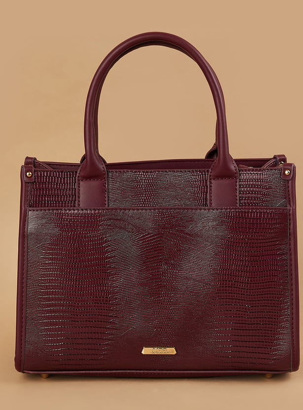 CODE Embossed Handheld Bag