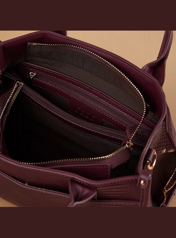 CODE Embossed Handheld Bag