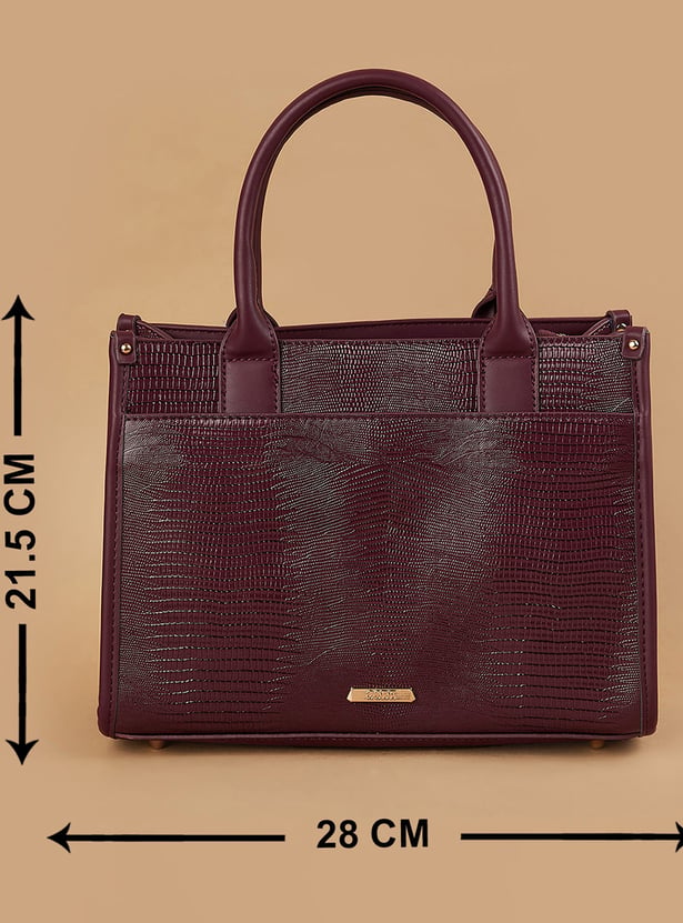 CODE Embossed Handheld Bag