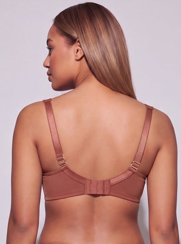 AMANTE Signature Lace Padded Wired Seamed T-Shirt Bra