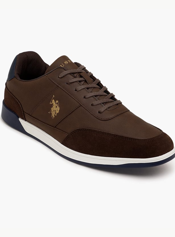 US POLO ASSN Solid Lace-Ups Shoes
