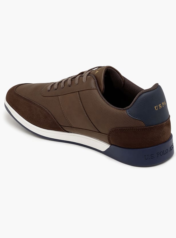 US POLO ASSN Solid Lace-Ups Shoes