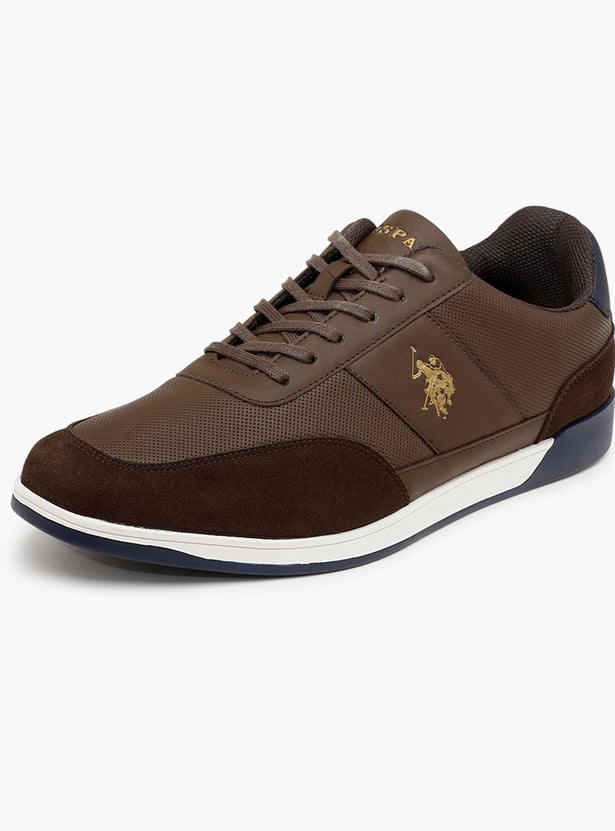 US POLO ASSN Solid Lace-Ups Shoes