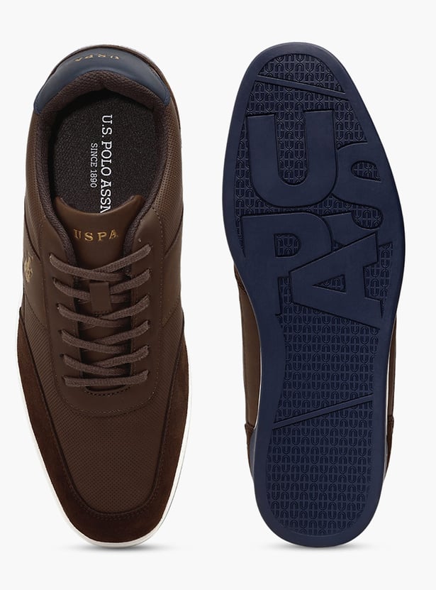 US POLO ASSN Solid Lace-Ups Shoes